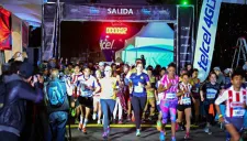 Corredores comenzando la carrera de la Liga BBVA Bancomer MX