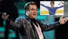Juan Gabriel, durante un concierto