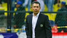 Ignacio Ambriz, durante el partido entre América y León en la J9