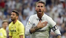 Sergio Ramos festeja anotación contra Villarreal