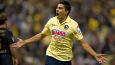 Goltz festeja el gol de la eliminación puma en el Apertura 2014