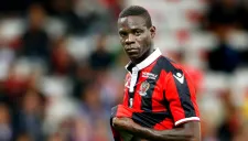 Mario Balotelli en el partido entre Niza y Mónaco