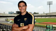 Francisco Palencia posa en el Estadio Olímpico Universitario para la lente de RÉCORD