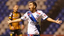Bermúdez festeja un gol en la Copa MX