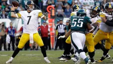 Ben Roethlisberger durante el enfrentamiento frente Philadelphia