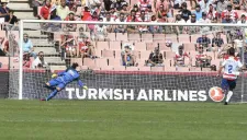 Ochoa no logra atajar en el gol del Leganés