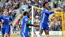 Wllian festeja gol frente al Hull City