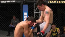 Moreno golpea a uno de sus rivales en The Ultimate Fighter