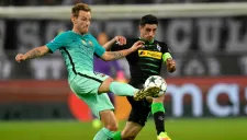 Rakitic disputa un duelo con el Barcelona en Champions
