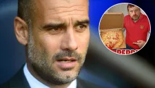 Pep Guardiola durante un encuentro con el Manchester City