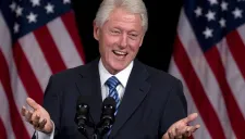 Bill Clinton, durante una conferencia