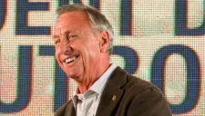 Johan Cruyff en un evento de la FIFA