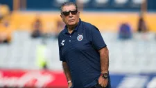 Carlos Reinoso, durante un partido con Veracruz