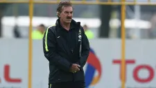 La Volpe, en una práctica del América