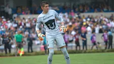Pikolín Palacios durante un partido de Pumas