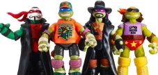 Las figuras de juguete de las Tortugas Ninja disfrazadas de luchadores de la WWE