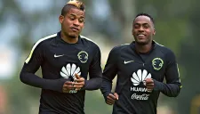 Arroyo e Ibarra en práctica del América