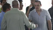 Cuauhtémoc Blanco acude a un partido del futbol mexicano
