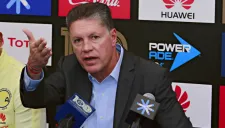 Ricardo Peláez, en conferencia de prensa de América