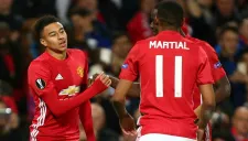 Jesse Lingard celebra su gol frente al Fenerbaceh