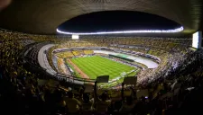 La afición americanista realiza un mosaico en el Coloso de Santa Úrsula
