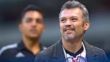 José Luis Higuera, durante un partido de las Chivas