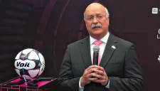Enrique Bonilla, durante un evento de la Liga MX