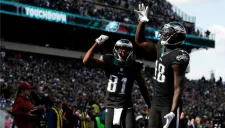 Dorial Green-Beckham festeja tras anotar un touchdown
