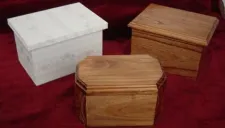 Urnas para colocar las cenizas de los difuntos