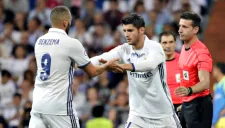 Álvaro Morata entra de cambio por Karim Benzema
