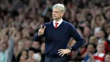 Arsene Wenger durante un partido del Arsenal