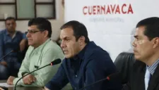 Cuauhtémoc Blanco, durante un evento político como alcalde de Cuernavaca