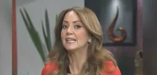 La conductora Andrea Legarreta durante la emisión del programa 'Hoy' que recordaron los twitteros