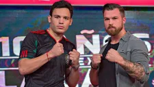 Julio César Chávez Jr. y Dominik Britsch, en presentación de su pelea