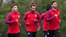 Seleccionados de Estados Unidos, durante un entrenamiento
