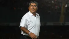 Reinoso durante un partido con Veracruz