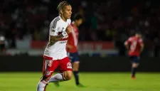Dayro Moreno celebra su gol frente a Veracruz