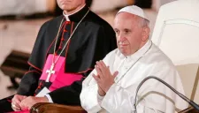 El Papa Francisco, durante un evento religioso en el Vaticano