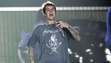 Justin Bieber, durante un concierto en Italia