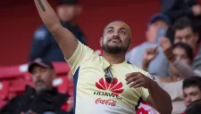 Aficioando del América, en Estadio Chivas