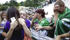 Aficionados del Chapecoense looran a sus ídolos