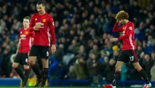 Zlatan y Fellaini lamentan la igualada contra Everton