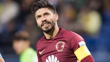 Oribe Peralta en el juego contra Jeonbuk