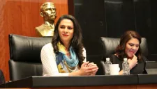 Ana Guevara en el Senado de la República