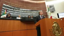 Luis Almagro habla en el Senado de la República