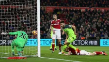 Lallana marca su segundo gol de la noche contra el Middlesbrough