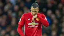 Zlatan Ibrahimovic durante el partido contra Crystal Palace