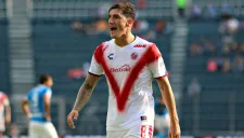 Gabriel Peñalba durante un partido con Veracruz