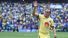 Cuauhtémoc Blanco en la despedida del América