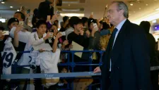 Florentino Pérez llega con el Real Madrid al Mundialito